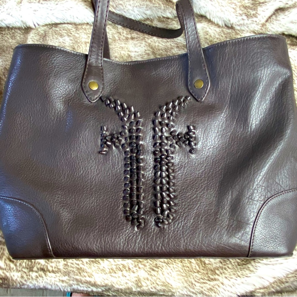 Frye Sienna Shopper Logo Tote